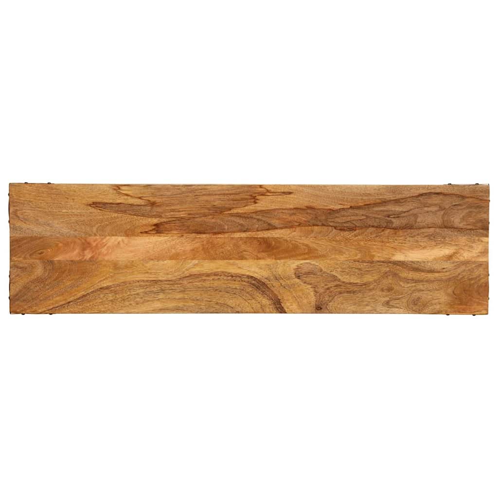 Table Console Élégante en Bois de Manguier ```-La-Fabrique-Industrielle