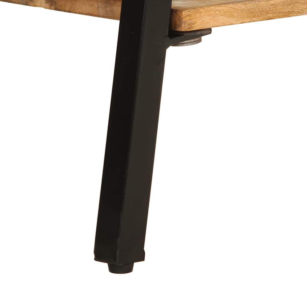 Table Console Élégante en Bois de Manguier ```-La-Fabrique-Industrielle