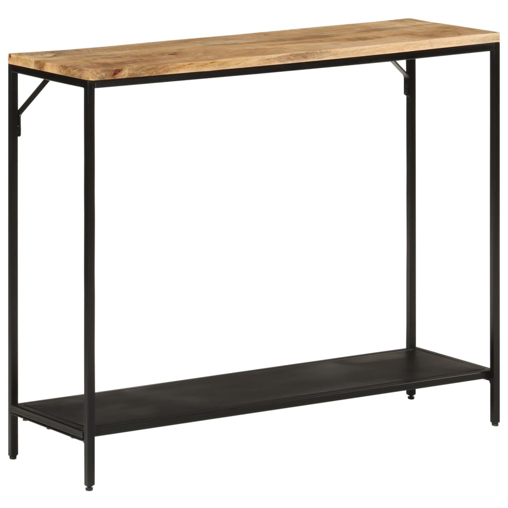 Table Console Industrielle en Bois de Manguier et Fer-La-Fabrique-Industrielle