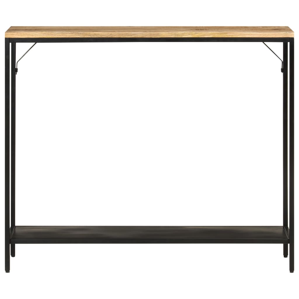 Table Console Industrielle en Bois de Manguier et Fer-La-Fabrique-Industrielle