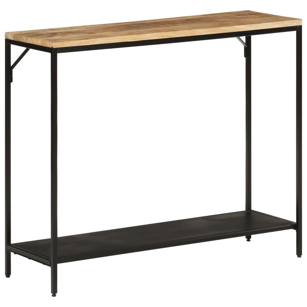 Table Console Industrielle en Bois de Manguier et Fer-La-Fabrique-Industrielle