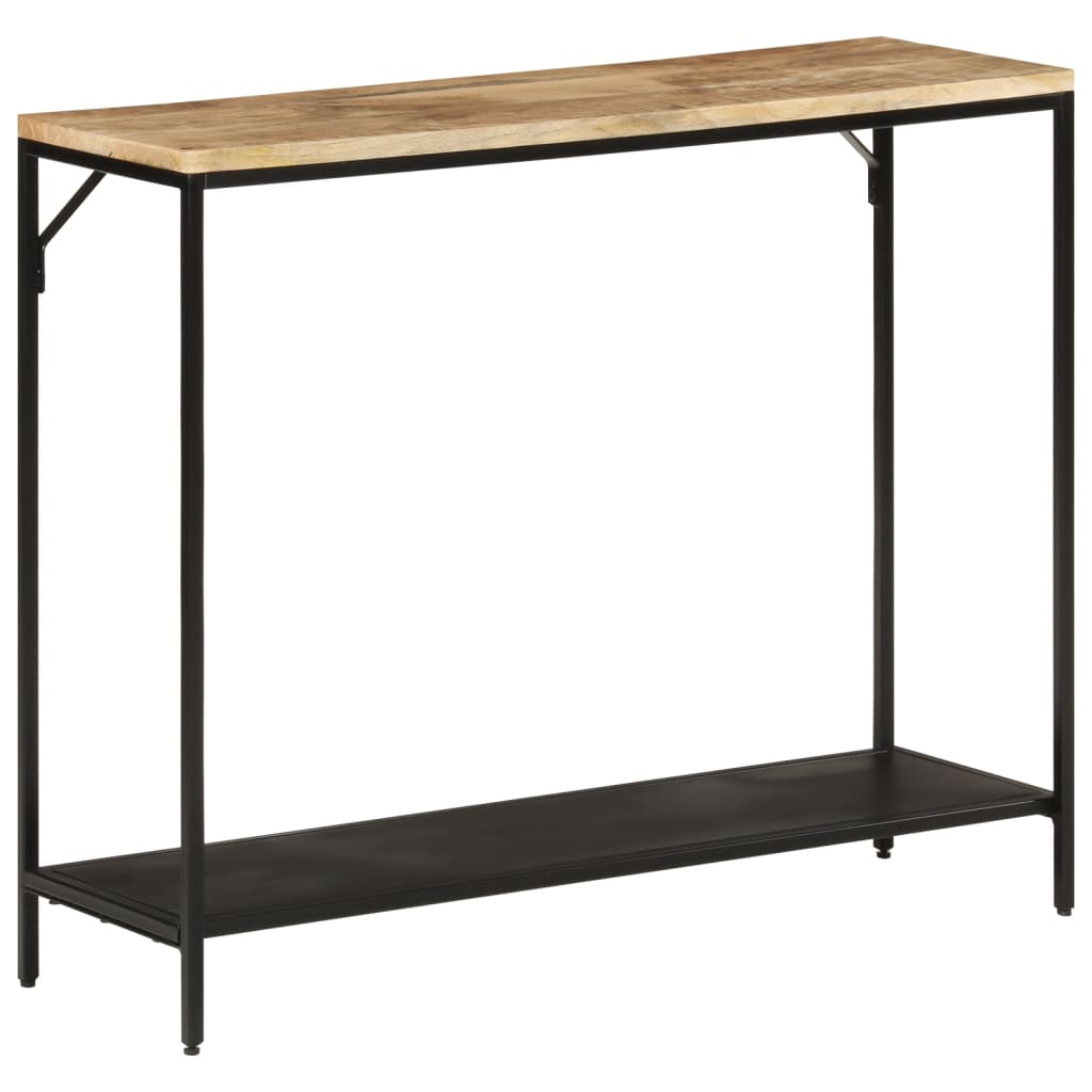 Table Console Industrielle en Bois de Manguier et Fer-La-Fabrique-Industrielle