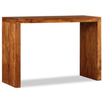 Table Console en Bois Massif avec Finition Miel-La-Fabrique-Industrielle
