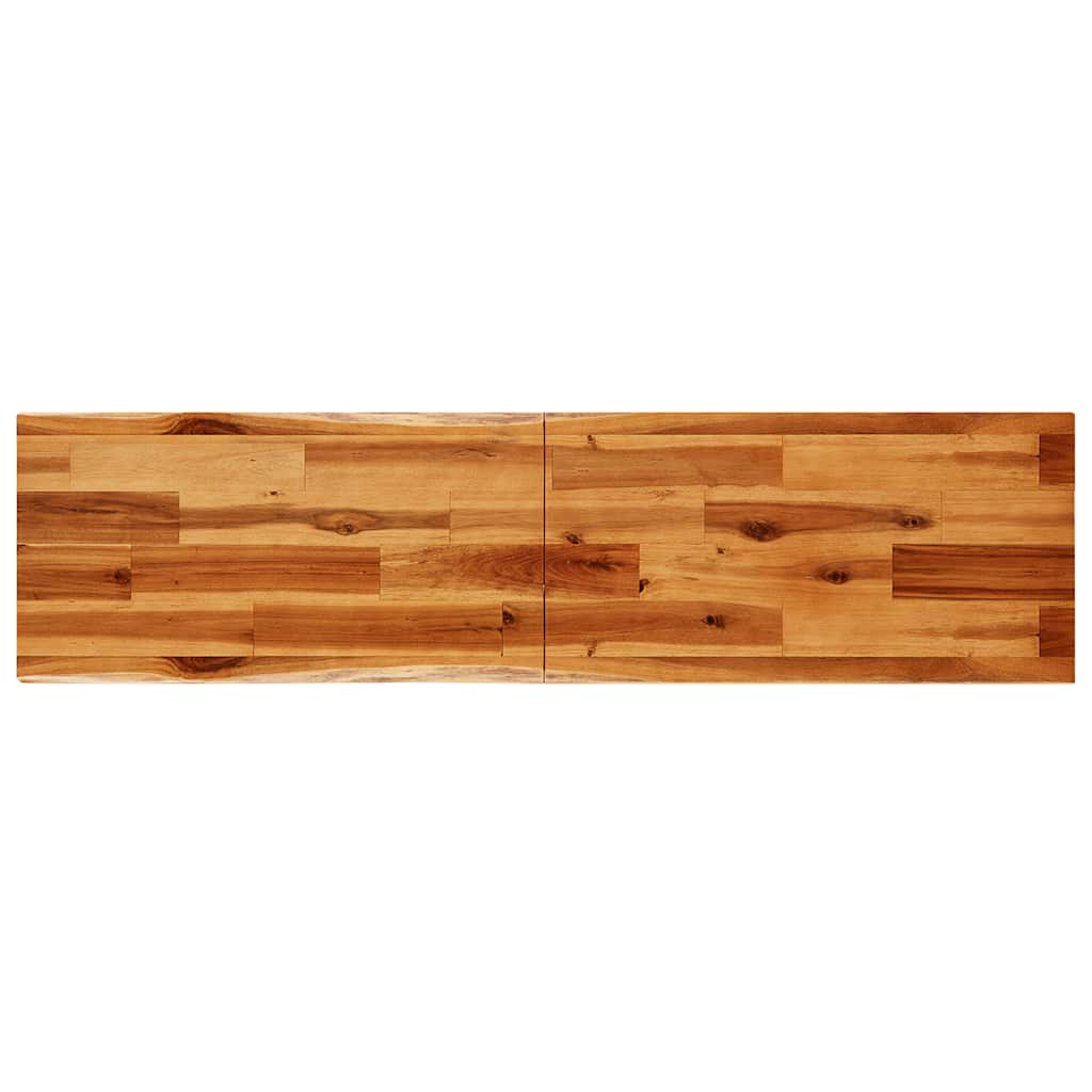 Table Console en Bois d'Acacia Style Industriel-La-Fabrique-Industrielle