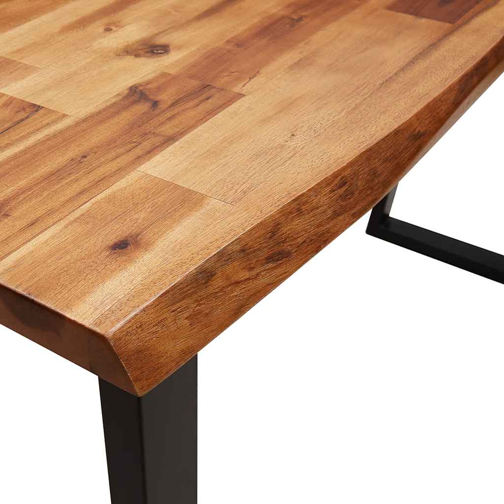 Table Console en Bois d'Acacia Style Industriel-La-Fabrique-Industrielle