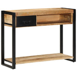 Table Console en Bois de Manguier Massif Brut ```-Bois de manguier brut massif-1-La-Fabrique-Industrielle
