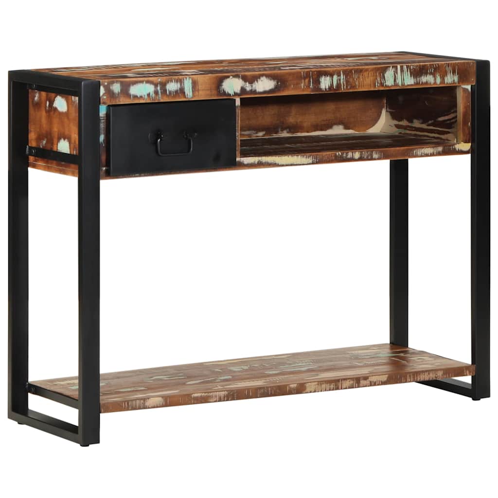 Table Console en Bois de Manguier Massif Brut ```-bois de récupération massif-1-La-Fabrique-Industrielle