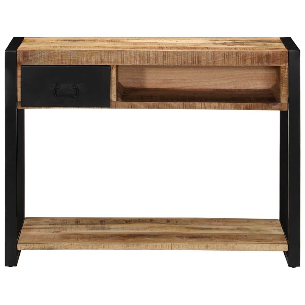 Table Console en Bois de Manguier Massif Brut ```-La-Fabrique-Industrielle