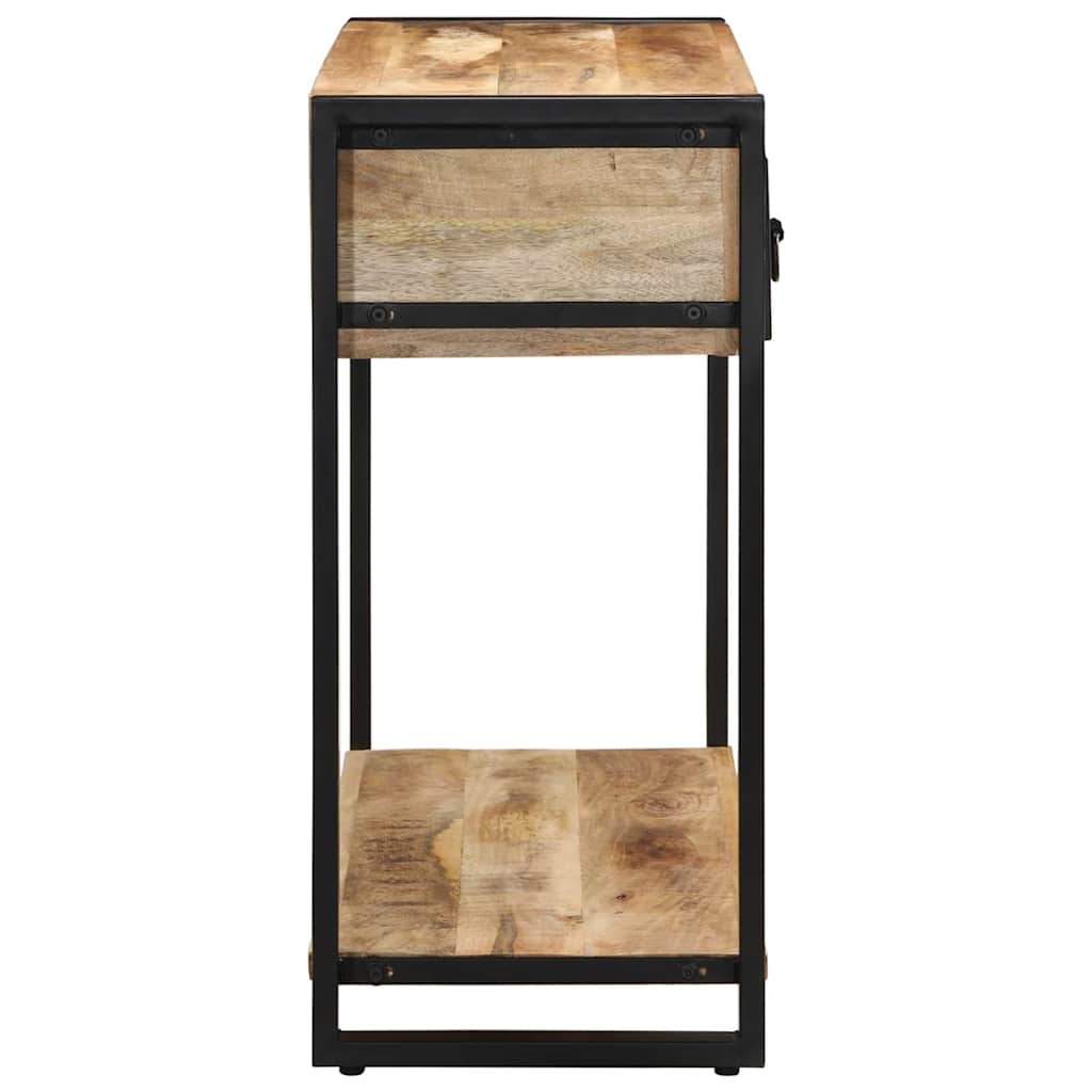 Table Console en Bois de Manguier Massif Brut ```-La-Fabrique-Industrielle