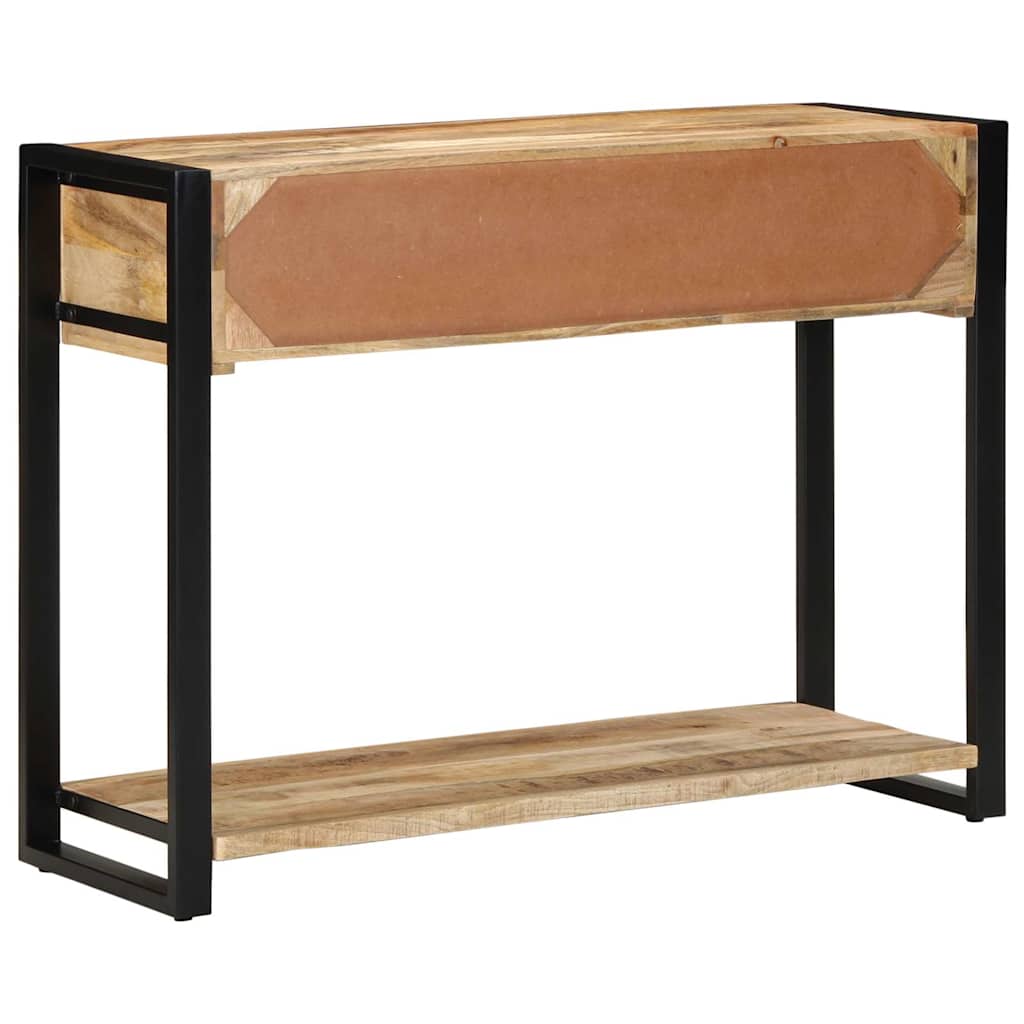 Table Console en Bois de Manguier Massif Brut ```-La-Fabrique-Industrielle