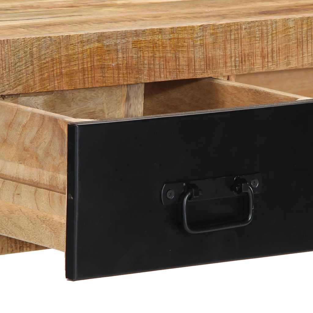 Table Console en Bois de Manguier Massif Brut ```-La-Fabrique-Industrielle