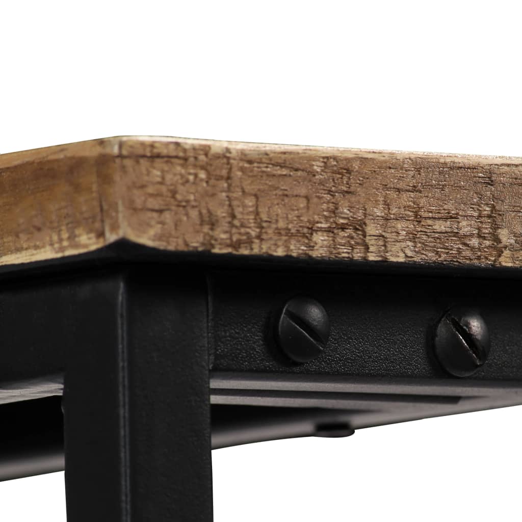Table Console en Teck Recyclé 90 Cm-La-Fabrique-Industrielle