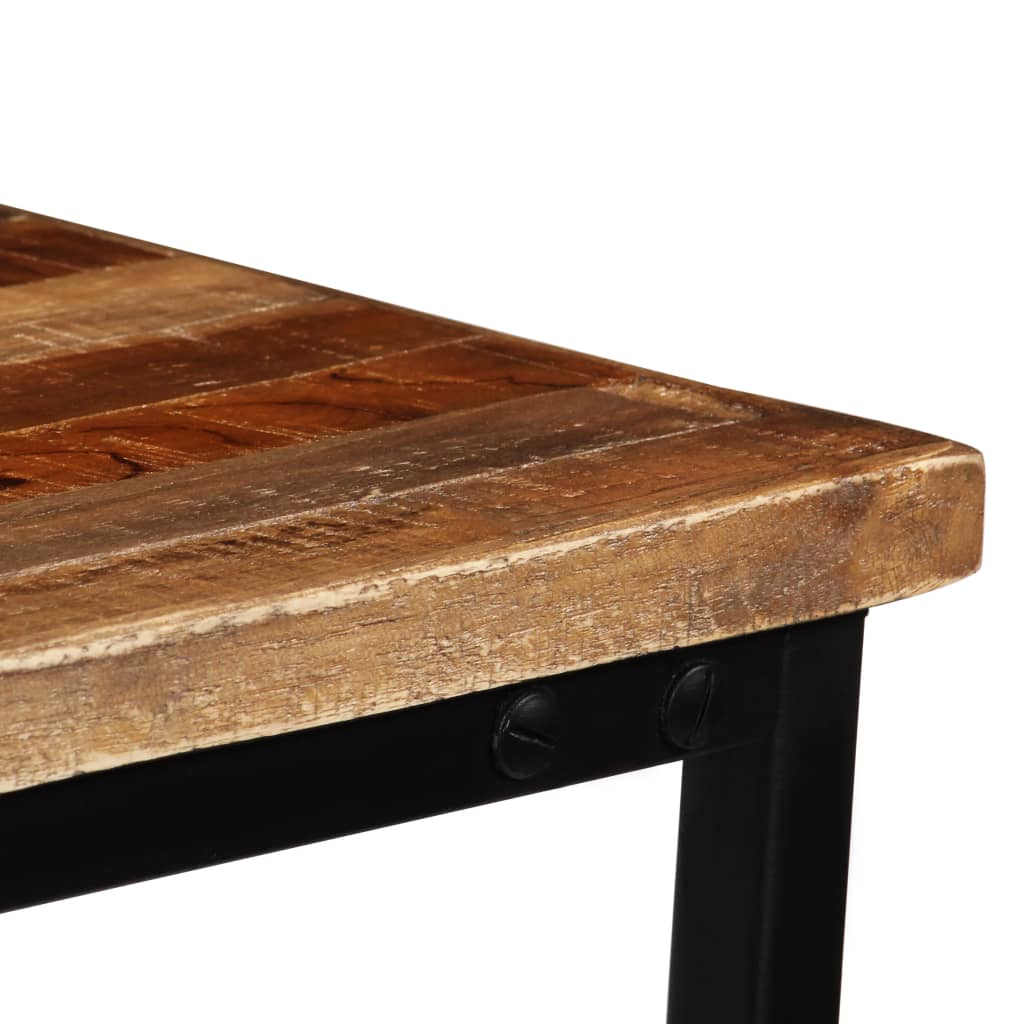 Table Console en Teck Recyclé 90 Cm-La-Fabrique-Industrielle