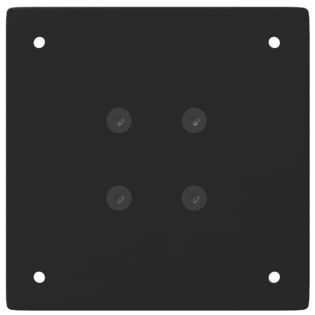 Table Contemporaine en Bois Massif et Acier Noir-La-Fabrique-Industrielle