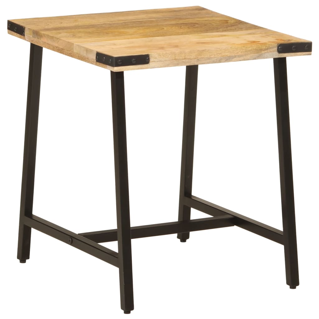 Table D’appoint 45X45X50 Cm Bois Massif De Manguier Et Fer-La-Fabrique-Industrielle