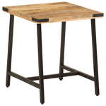 Table D’appoint 45X45X50 Cm Bois Massif De Manguier Et Fer-La-Fabrique-Industrielle