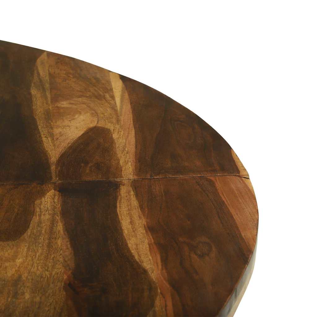Table De Salle À Manger Ronde Ø160X76 Cm Bois Massif D'acacia-La-Fabrique-Industrielle