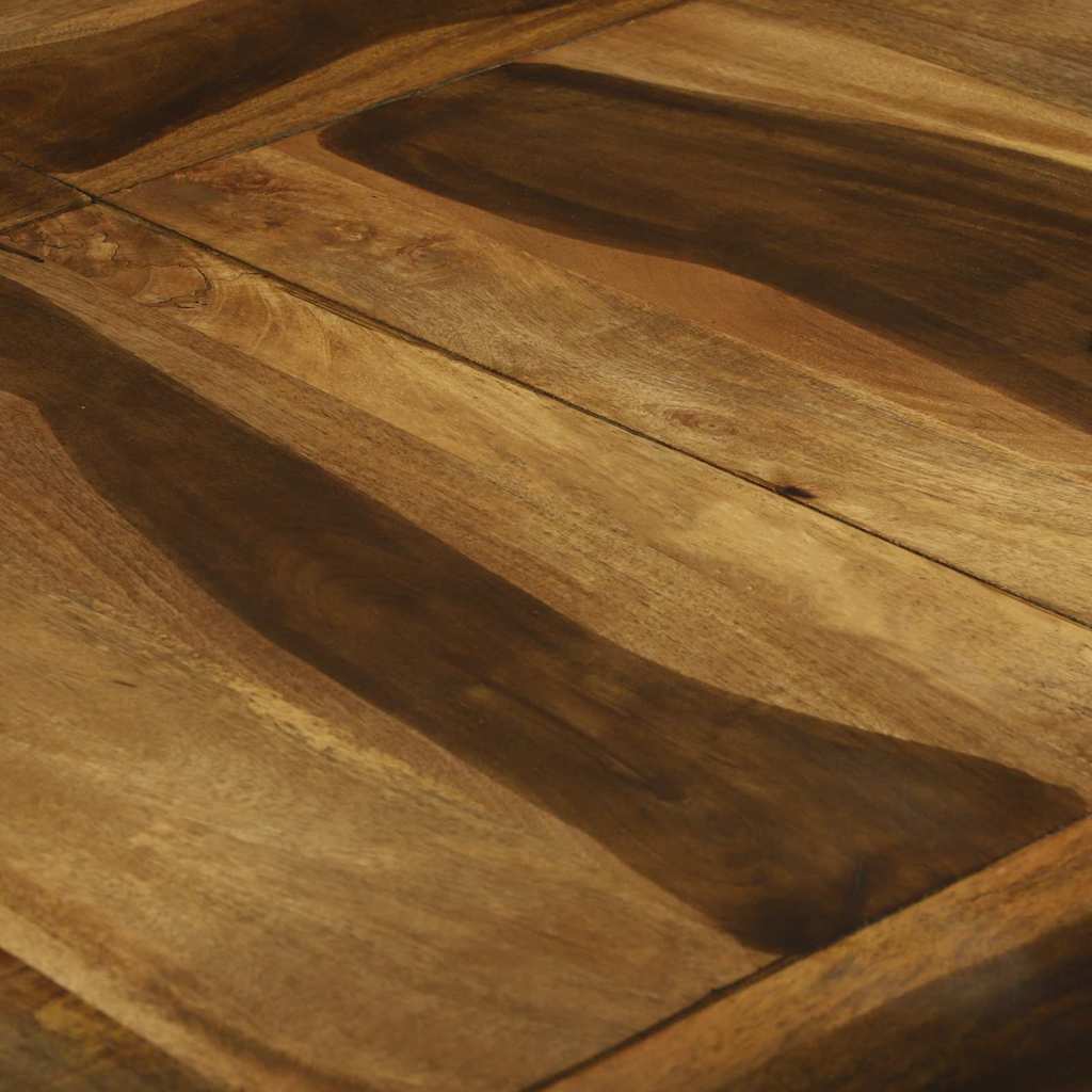 Table De Salle À Manger Ronde Ø160X76 Cm Bois Massif D'acacia-La-Fabrique-Industrielle