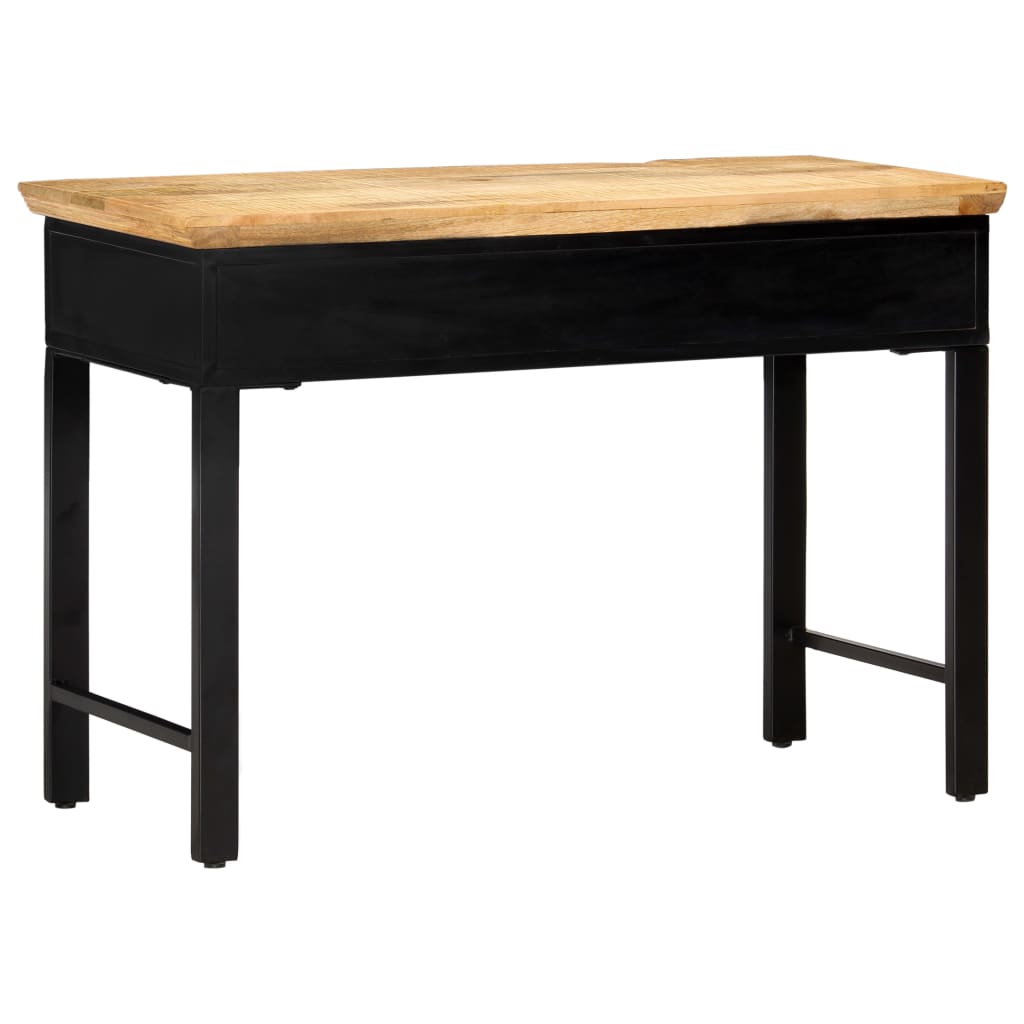 Table D'écriture 110X50X76 Cm Bois De Manguier Massif Vert Foncé-La-Fabrique-Industrielle