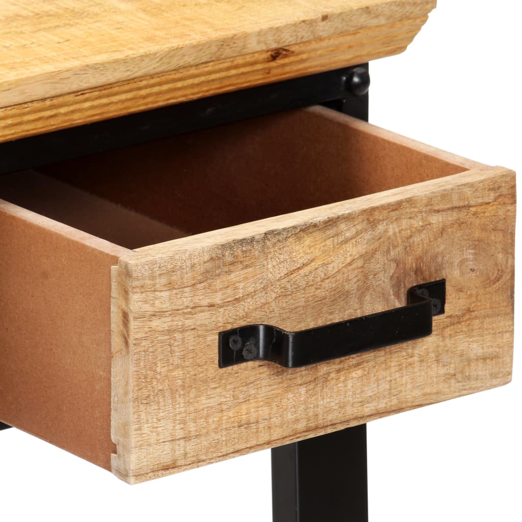 Table D'écriture 110X50X76 Cm Bois De Manguier Massif Vert Foncé-La-Fabrique-Industrielle