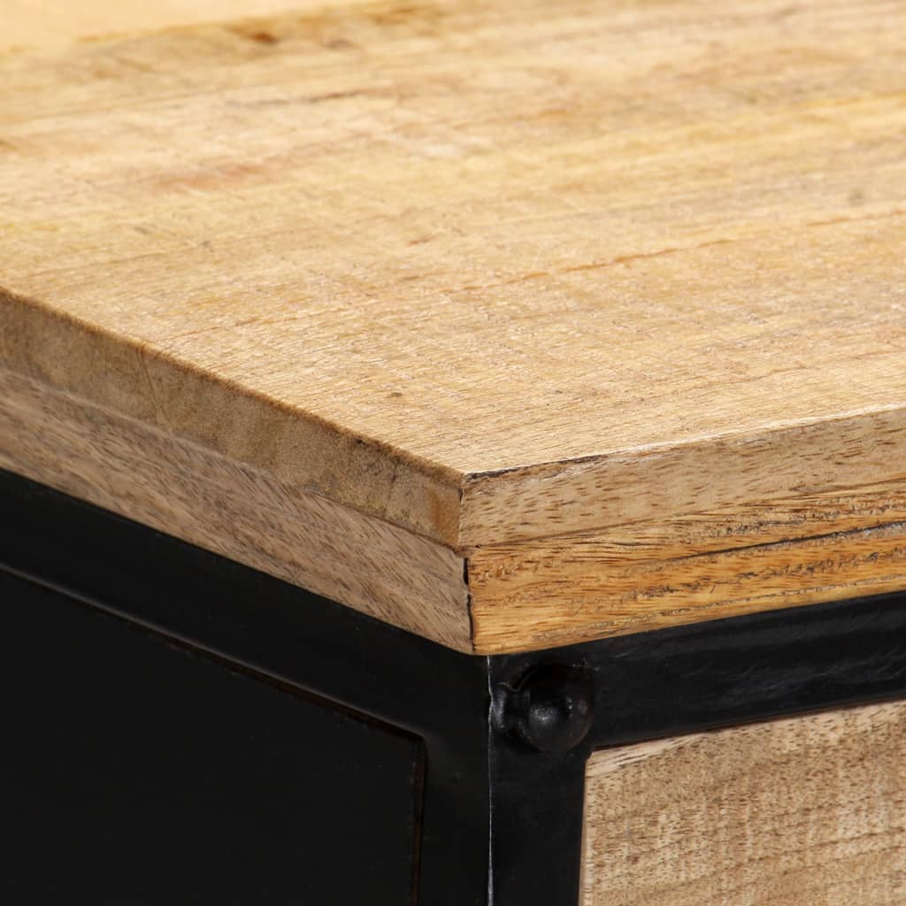 Table D'écriture 110X50X76 Cm Bois De Manguier Massif Vert Foncé-La-Fabrique-Industrielle
