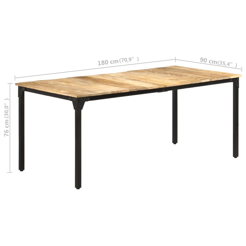 Table Haute Industrielle en Bois pour 6 Personnes-La-Fabrique-Industrielle