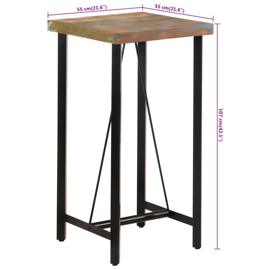 Table Haute de Bar en Bois Style Indus-La-Fabrique-Industrielle