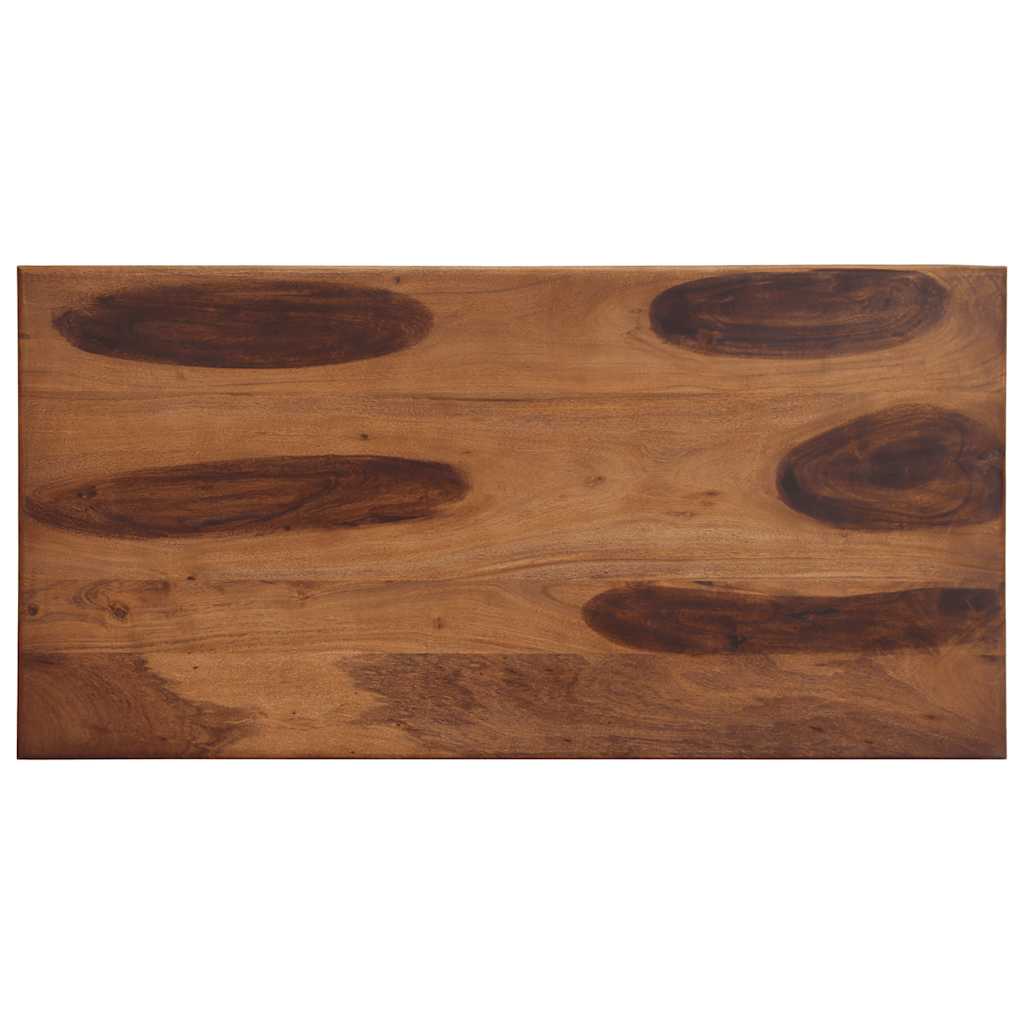 Table Industrielle Ancienne en Bois d'Acacia-La-Fabrique-Industrielle