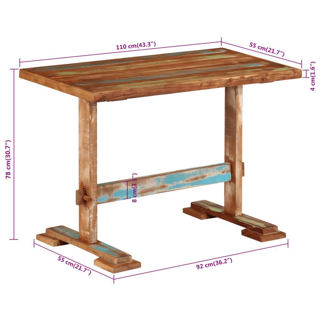 Table Industrielle Fait Maison en Bois de Récupération-La-Fabrique-Industrielle