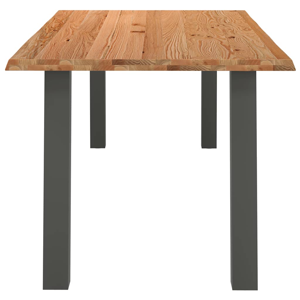 Table Industrielle Salle à Manger en Chêne et Acier-La-Fabrique-Industrielle