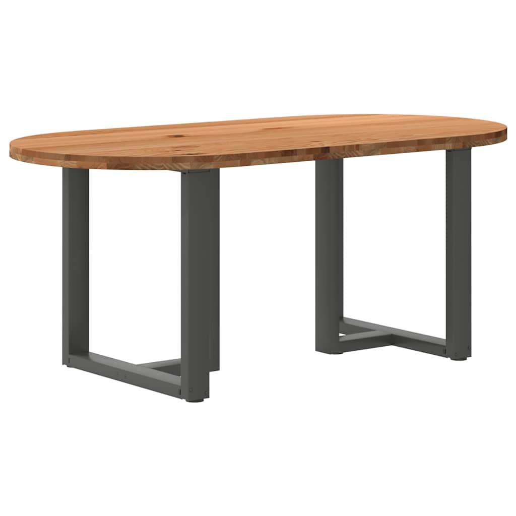 Table Industrielle avec Plateau en Bois et Pieds en Métal-Anthracite-1-180 x 90 x 74 cm-La-Fabrique-Industrielle
