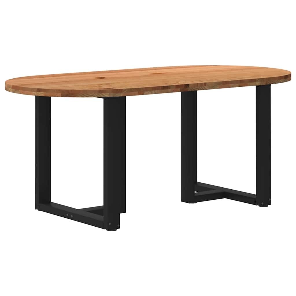 Table Industrielle avec Plateau en Bois et Pieds en Métal-Noir-1-180 x 90 x 74 cm-La-Fabrique-Industrielle