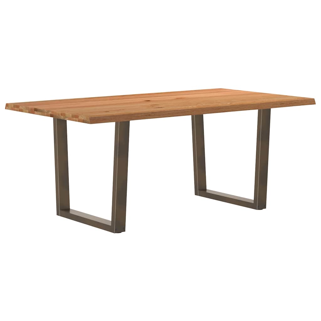 Table Industrielle en Bois Massif et Acier pour 10 Personnes-100 cm-180 cm-1-La-Fabrique-Industrielle