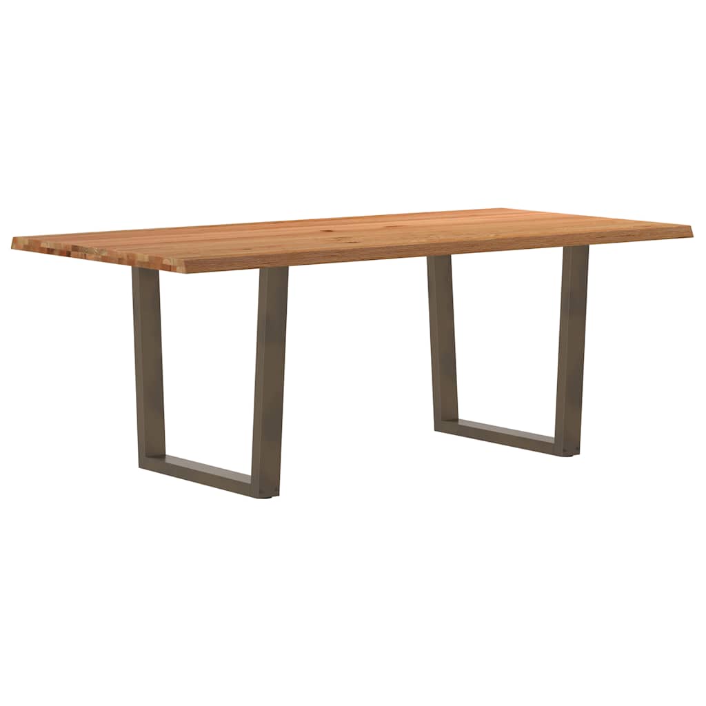 Table Industrielle en Bois Massif et Acier pour 10 Personnes-100 cm-200 cm-1-La-Fabrique-Industrielle