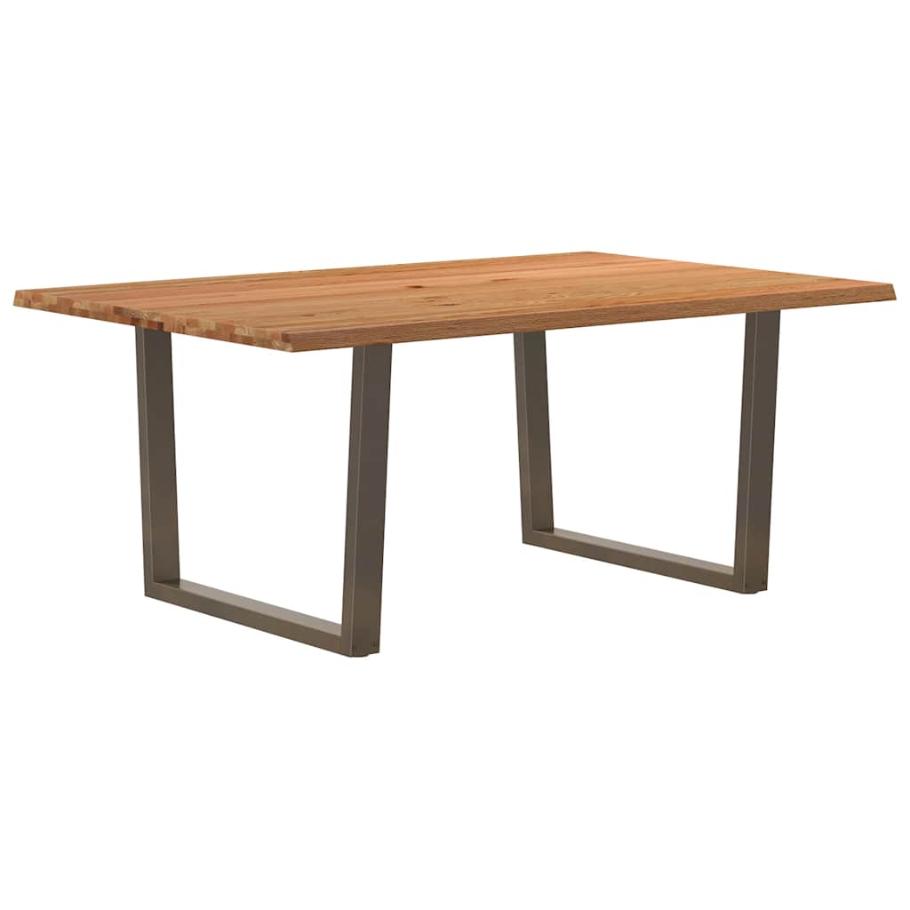 Table Industrielle en Bois Massif et Acier pour 10 Personnes-120 cm-180 cm-1-La-Fabrique-Industrielle