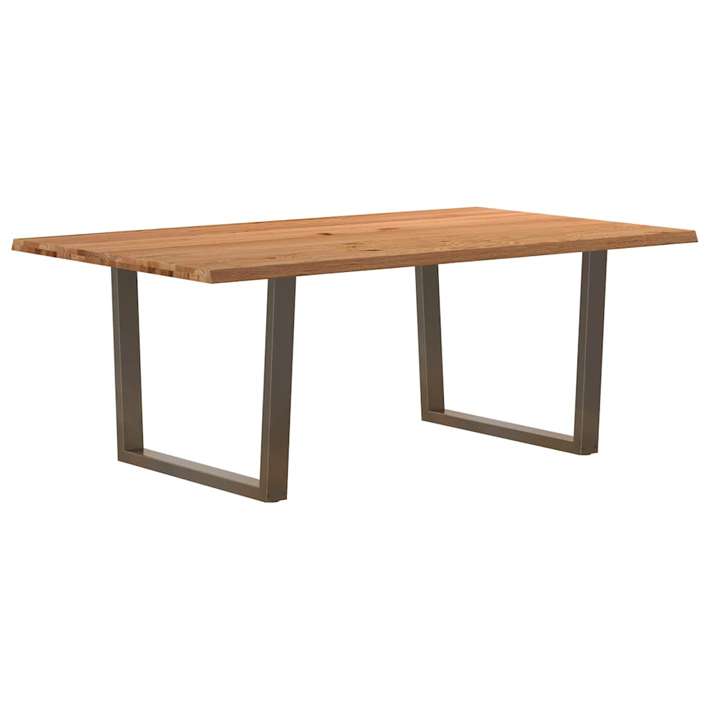 Table Industrielle en Bois Massif et Acier pour 10 Personnes-120 cm-200 cm-1-La-Fabrique-Industrielle