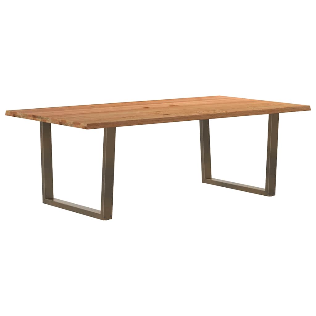 Table Industrielle en Bois Massif et Acier pour 10 Personnes-120 cm-220 cm-1-La-Fabrique-Industrielle