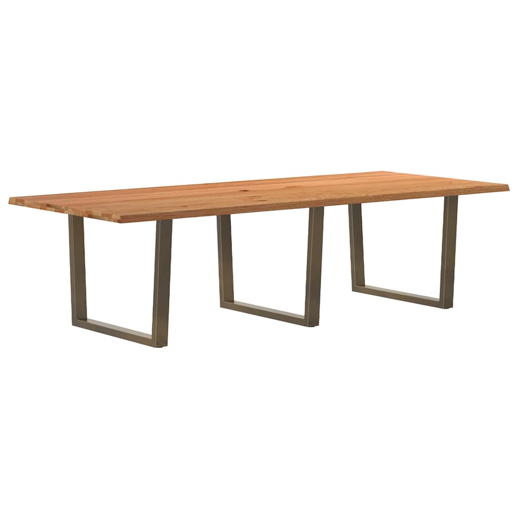 Table Industrielle en Bois Massif et Acier pour 10 Personnes-120 cm-280 cm-1-La-Fabrique-Industrielle