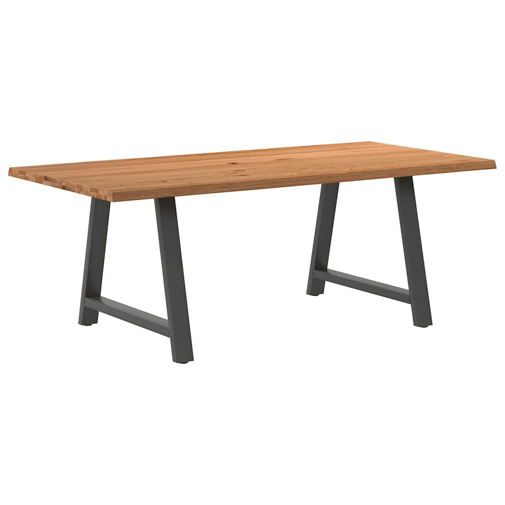 Table Industrielle en Bois Massif et Métal Chic-100 cm-200 cm-1-La-Fabrique-Industrielle