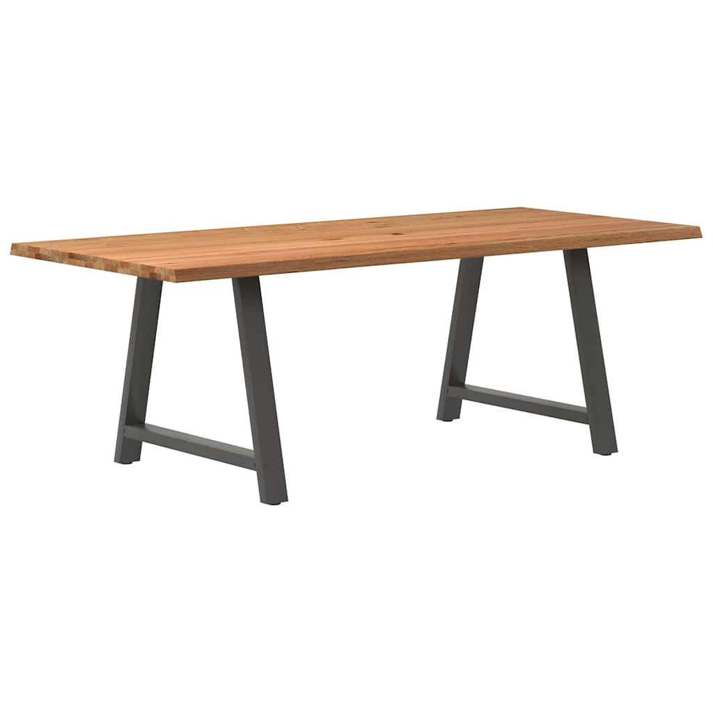 Table Industrielle en Bois Massif et Métal Chic-100 cm-220 cm-1-La-Fabrique-Industrielle