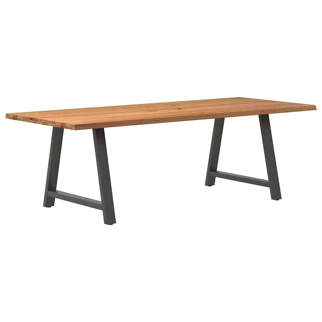 Table Industrielle en Bois Massif et Métal Chic-100 cm-240 cm-1-La-Fabrique-Industrielle