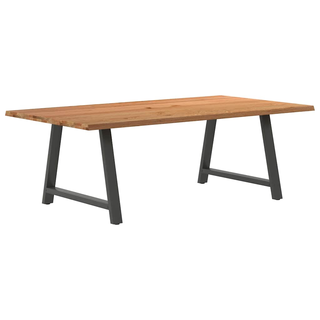 Table Industrielle en Bois Massif et Métal Chic-120 cm-220 cm-1-La-Fabrique-Industrielle