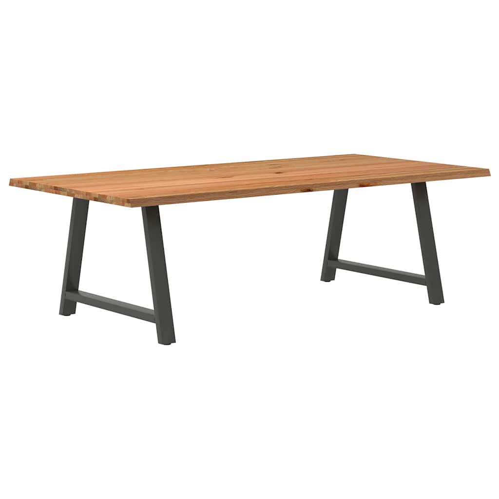 Table Industrielle en Bois Massif et Métal Chic-120 cm-240 cm-1-La-Fabrique-Industrielle
