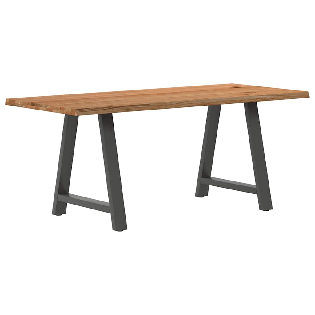 Table Industrielle en Bois Massif et Métal Chic-80 cm-180 cm-1-La-Fabrique-Industrielle