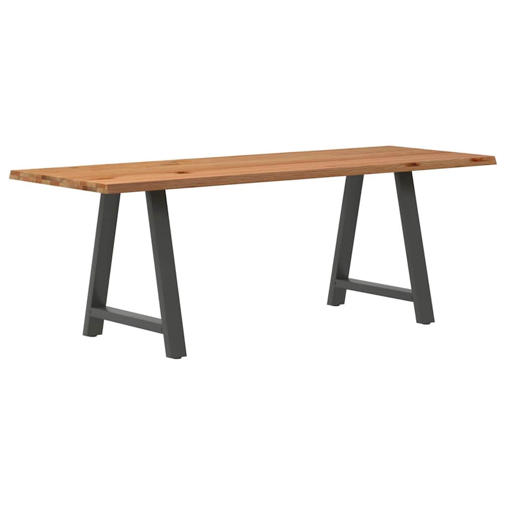 Table Industrielle en Bois Massif et Métal Chic-80 cm-220 cm-1-La-Fabrique-Industrielle