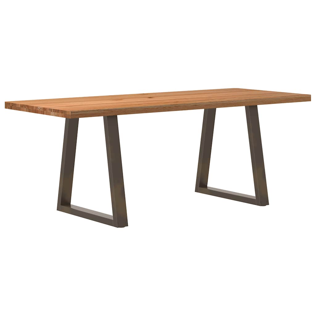 Table Industrielle en Bois Massif et Métal de 220 cm-80 cm-200 cm-1-La-Fabrique-Industrielle