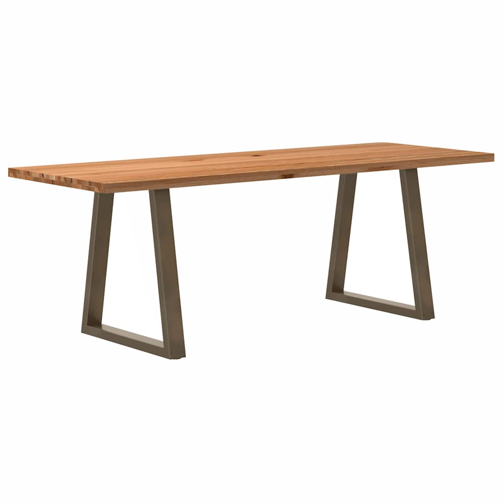 Table Industrielle en Bois Massif et Métal de 220 cm-80 cm-220 cm-1-La-Fabrique-Industrielle