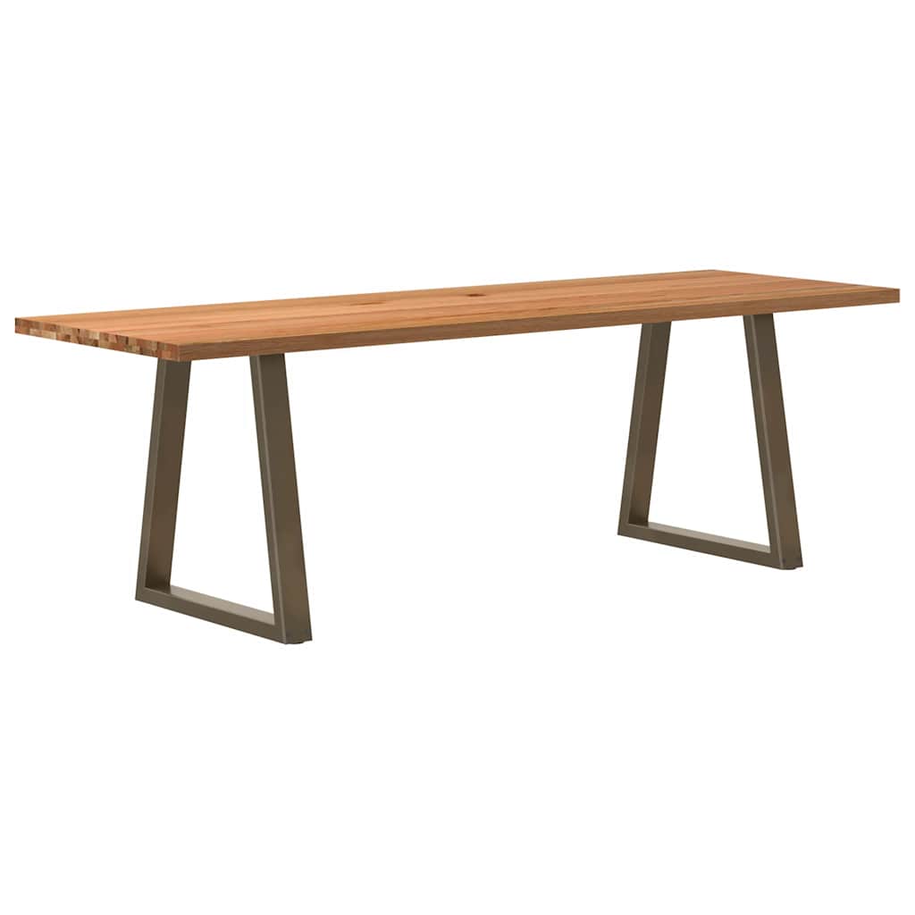 Table Industrielle en Bois Massif et Métal de 220 cm-80 cm-240 cm-1-La-Fabrique-Industrielle