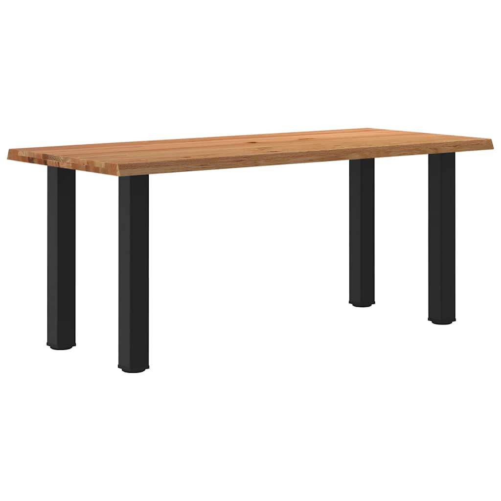 Table Industrielle en Bois avec Pieds Noirs-80 cm-180 cm-1-La-Fabrique-Industrielle