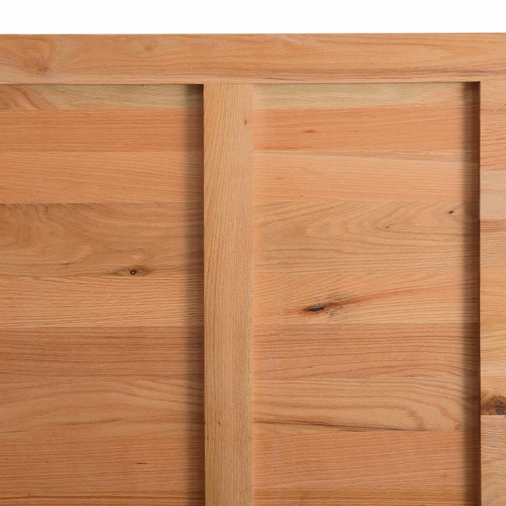 Table Industrielle en Bois avec Pieds Noirs-La-Fabrique-Industrielle